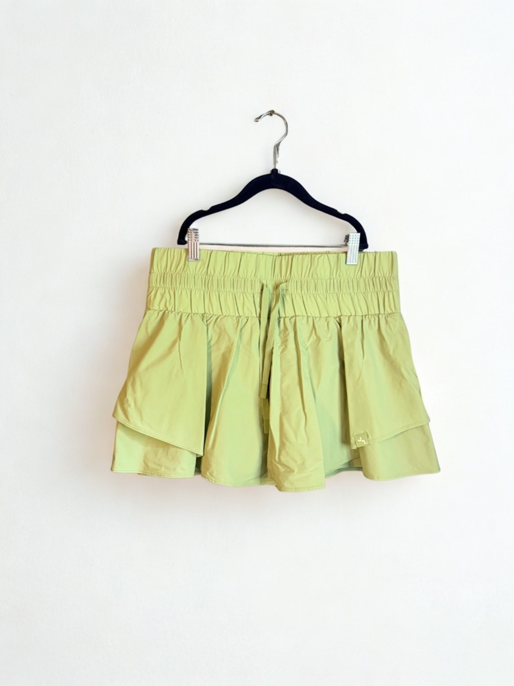 JoyLab Green Tiered Mini Skirt